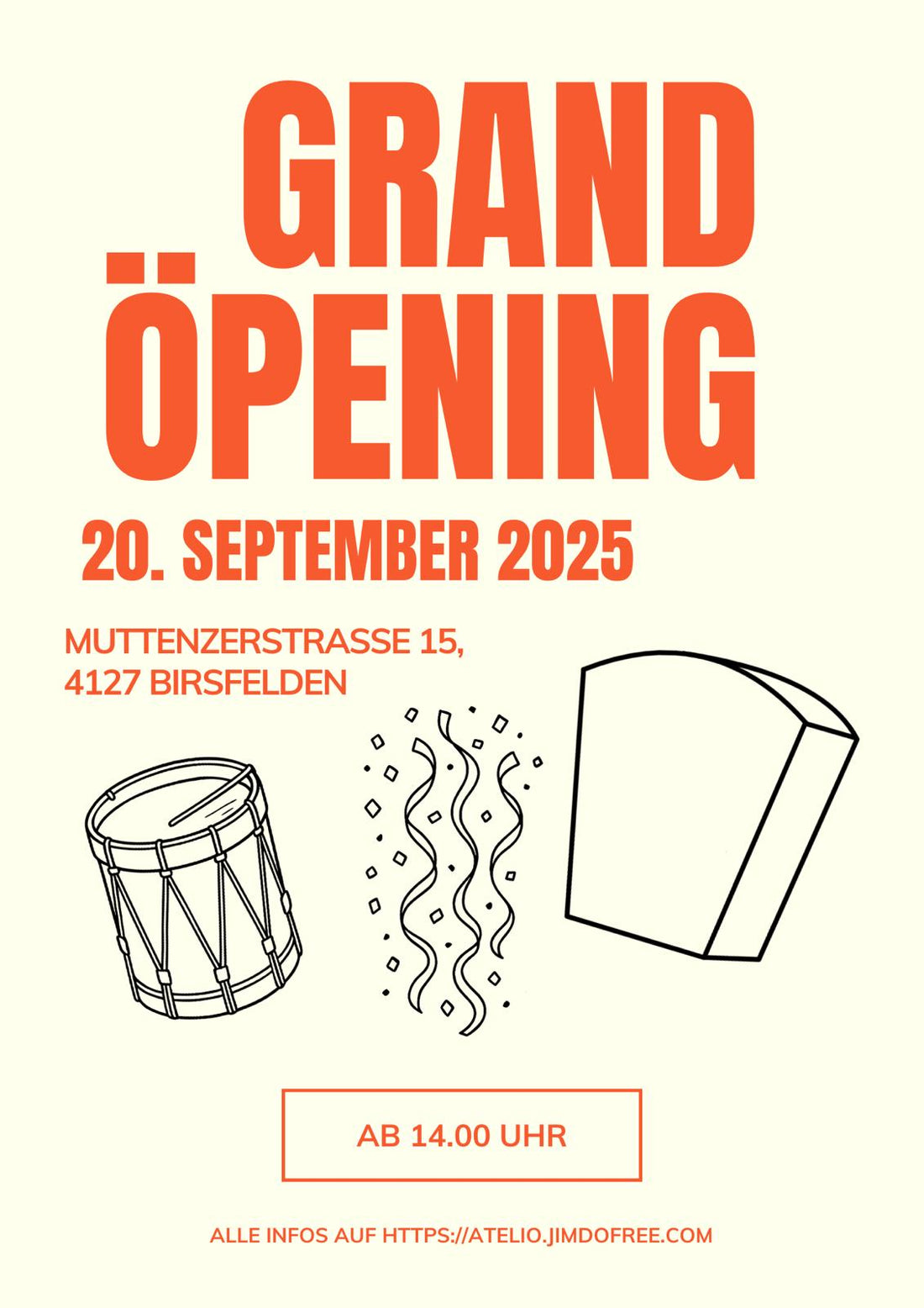 Eröffnungsfeier am 20. September – sei dabei!